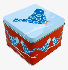 Liten box - Pip pip från Blafre med fågelillustrationer