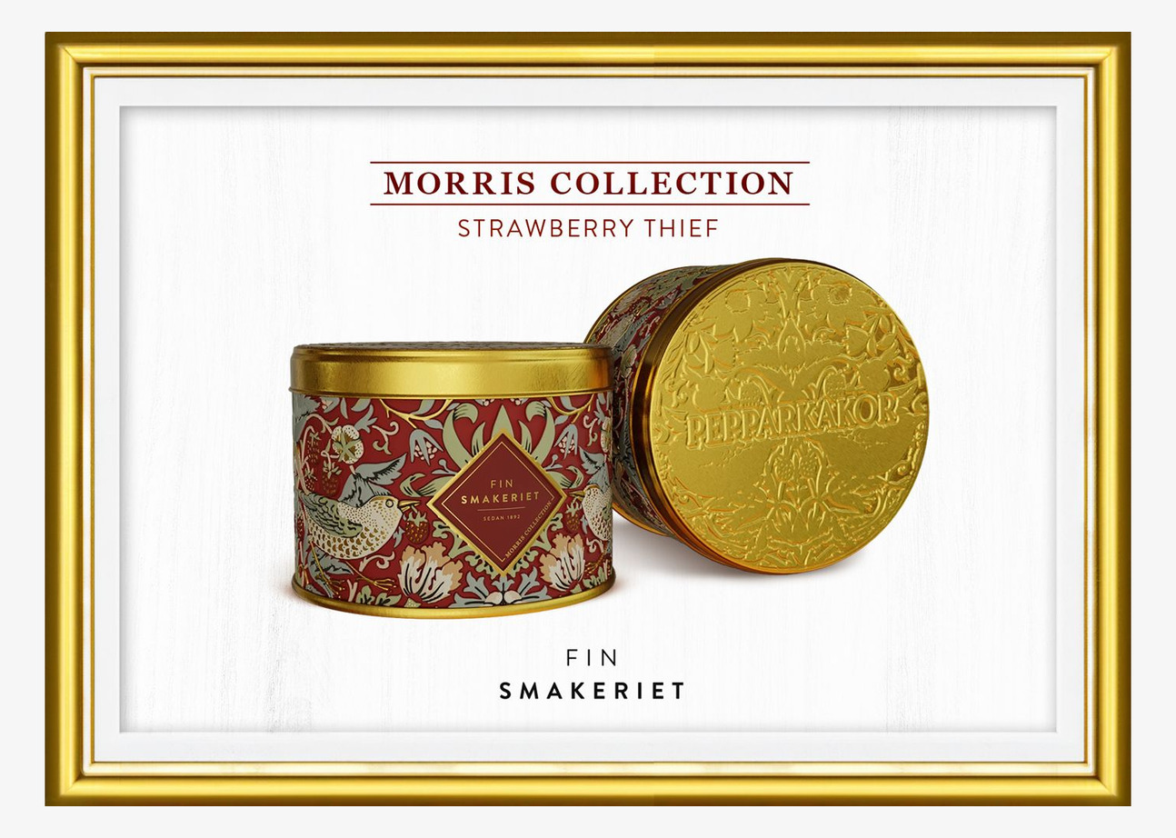 Pepparkakor Morris 45 Gram från Finsmakeriet i röd burk