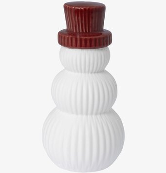 Snögubbe Frank Liten från Storefactory med röd hatt