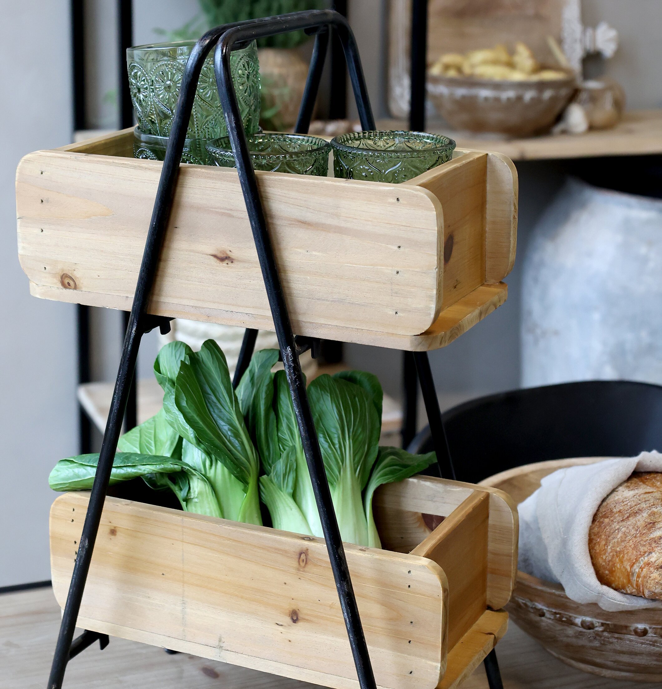 Murstensform Med Stativ från Chic Antique i lantligt kök