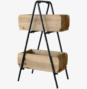 Murstensform Med Stativ från Chic Antique i trä och metall