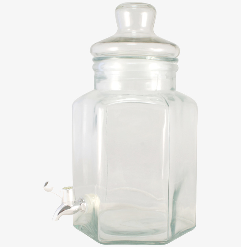 Glasburk Med Kran från Strömshaga, stilren och funktionell