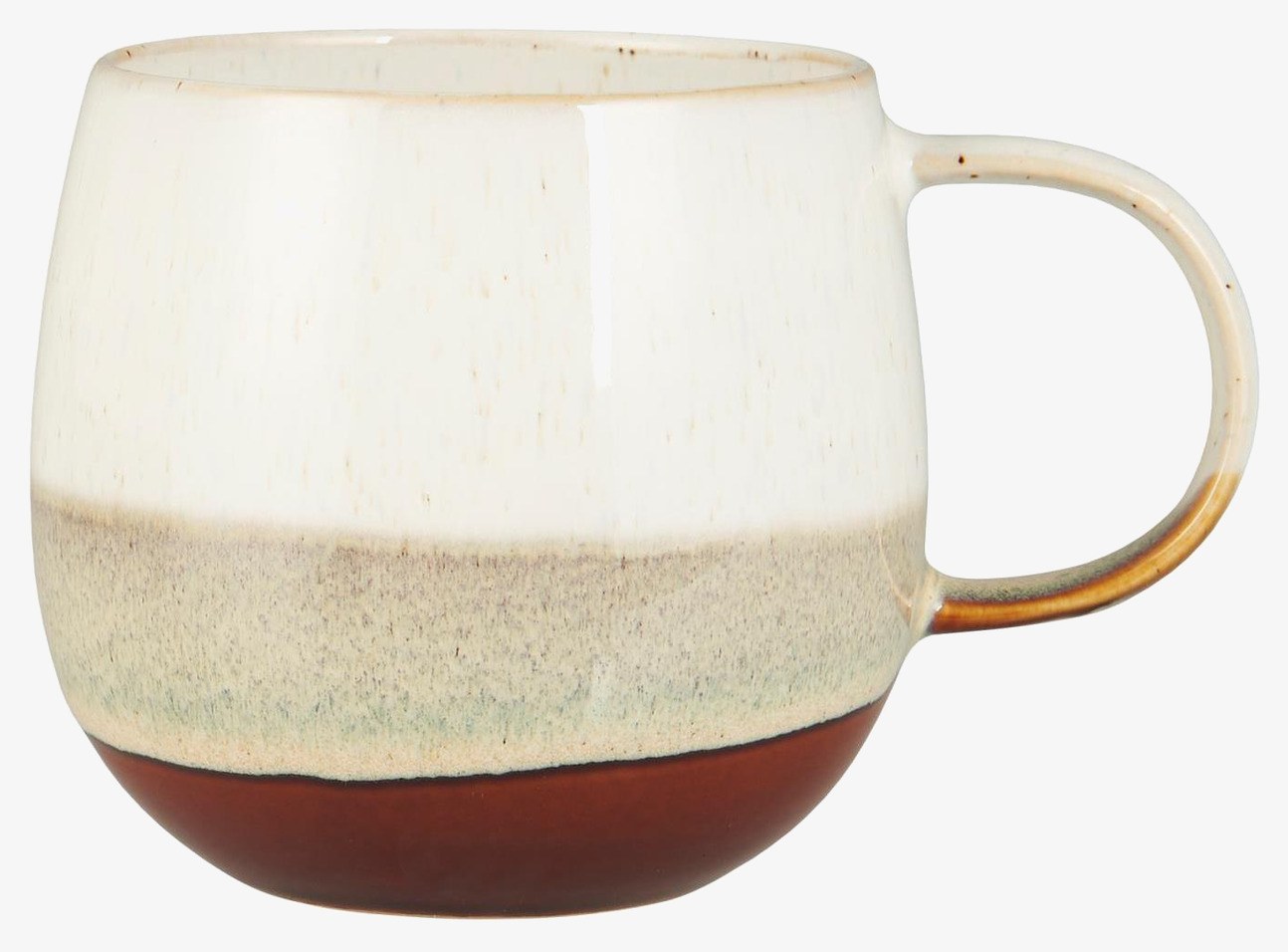 Mugg Stengods Brun från IB Laursen med rustik charm