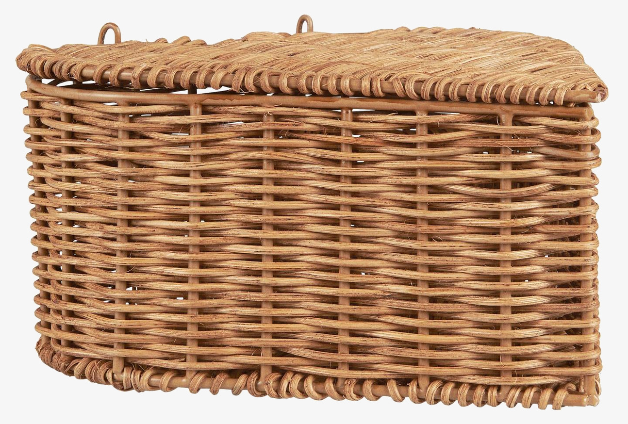 Förvaringsbox 4-Fack Hjärta från IB Laursen i rotting