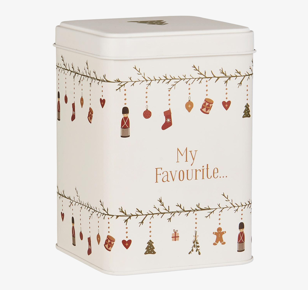 Plåtburk My Nostalgic från IB Laursen med julmotiv