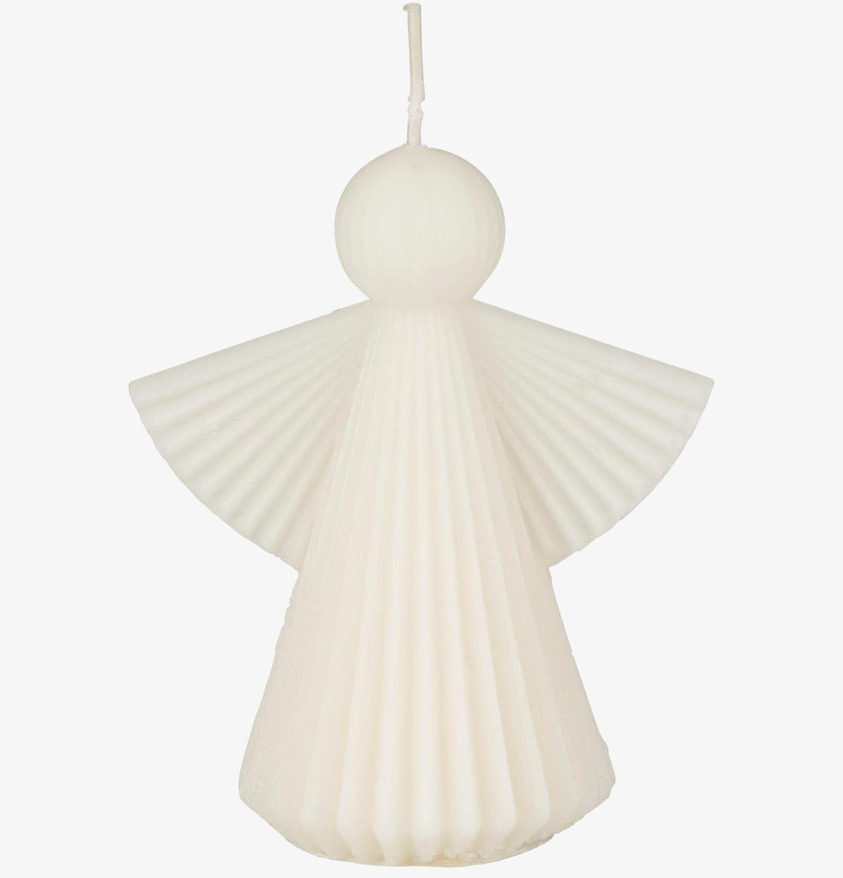 Ljus Ängel Vit från IB Laursen, vit vaxängel med vingar