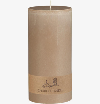 Kyrkoljus Rustik Lin 20cm från IB Laursen med rustik finish