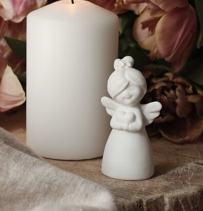 Skyddsängeln Inkl Gåvobox från Majas Cottage med blockljus