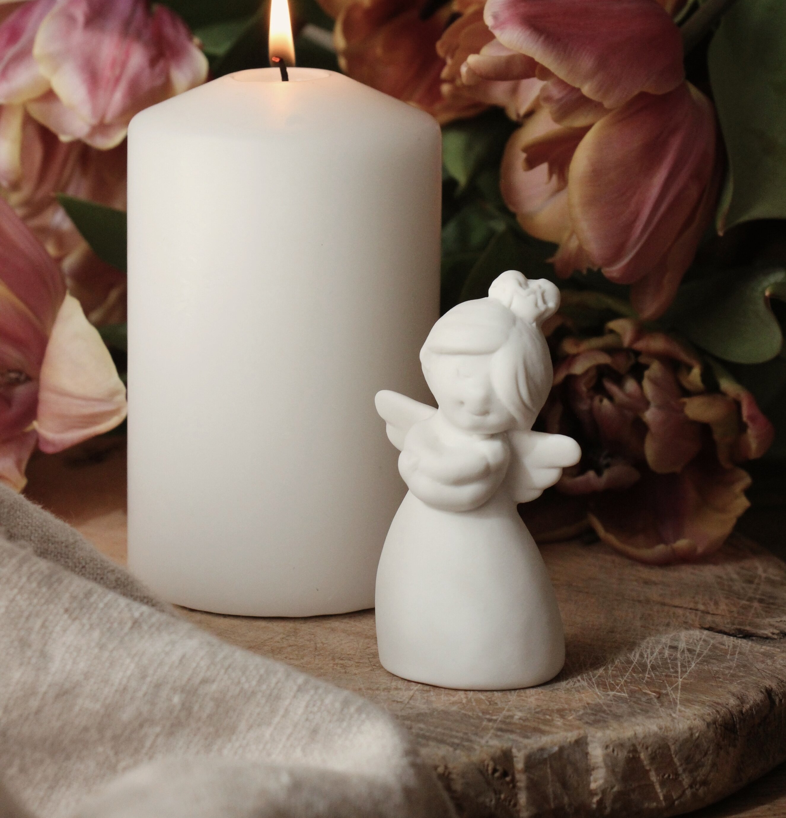 Kramängeln Inkl Gåvobox från Majas Cottage på träskiva