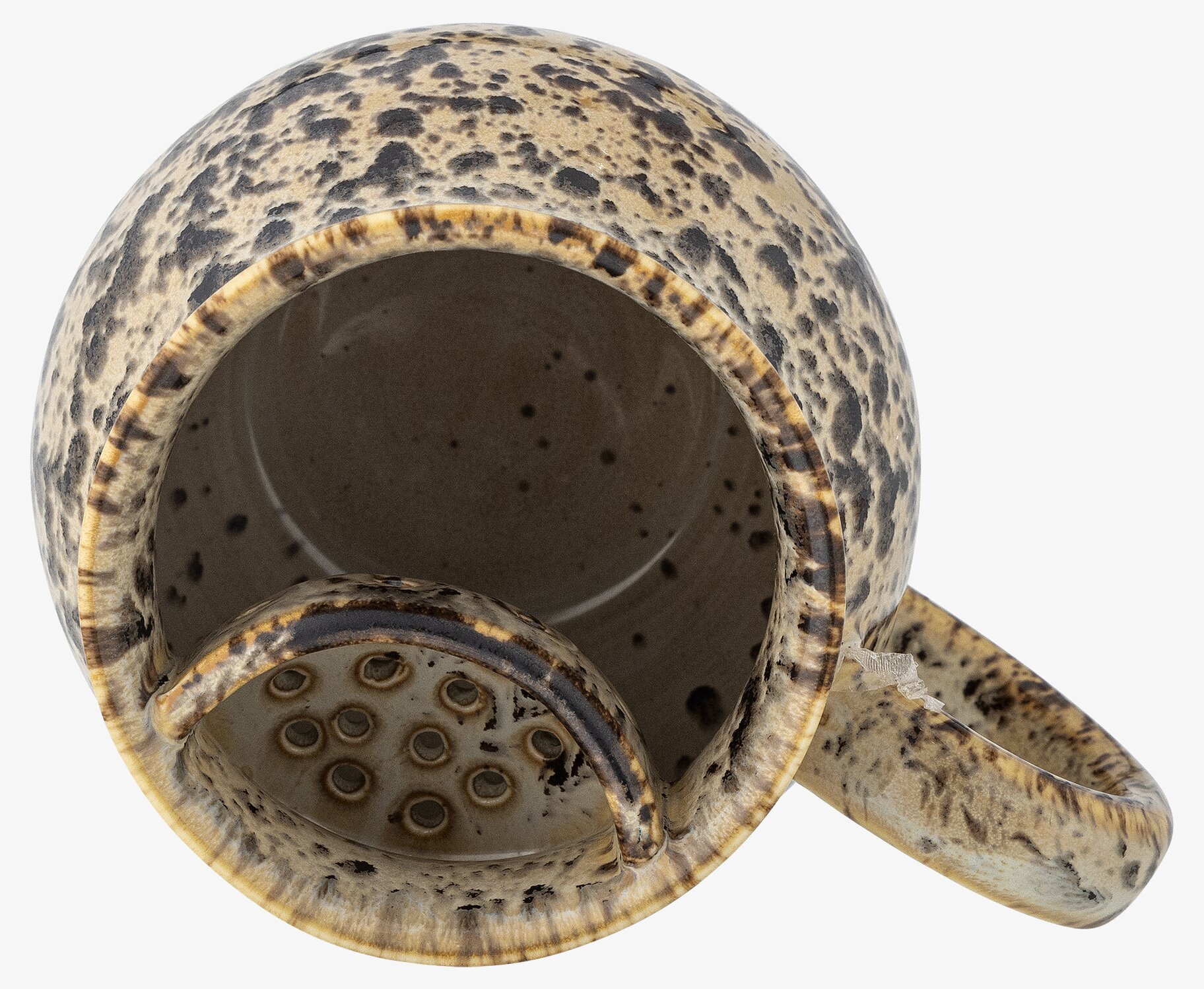 Mugg Te Stengods Grå/Brun från Bloomingville med rustik charm