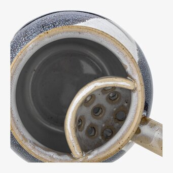 Mugg Te Stengods Creme/Blå från Bloomingville i stengods