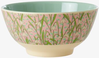 Skål New Snowdrop Print Rice Skålar att äta ur tilltugg Såskannor/Vispskål servering Matlådor Förvaring av lunch/mat
