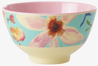 Liten Skål Selma Flower Print från Rice med blommigt mönster