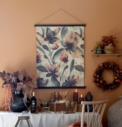 Canvastavla Blommor Chic Antique Väggdekoration Väggskyltar Posters Affischer Plåttavlor Plåtskyltar Tavlor Kalenderhängare Väggtroféer Paper Mache för