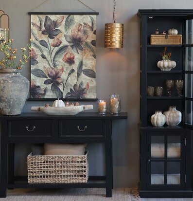 Canvastavla Blommor Chic Antique Väggdekoration Väggskyltar Posters Affischer Plåttavlor Plåtskyltar Tavlor Kalenderhängare Väggtroféer Paper Mache för