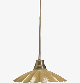 Fönsterlampa Ester Gul 24cm från PR Home i fönster