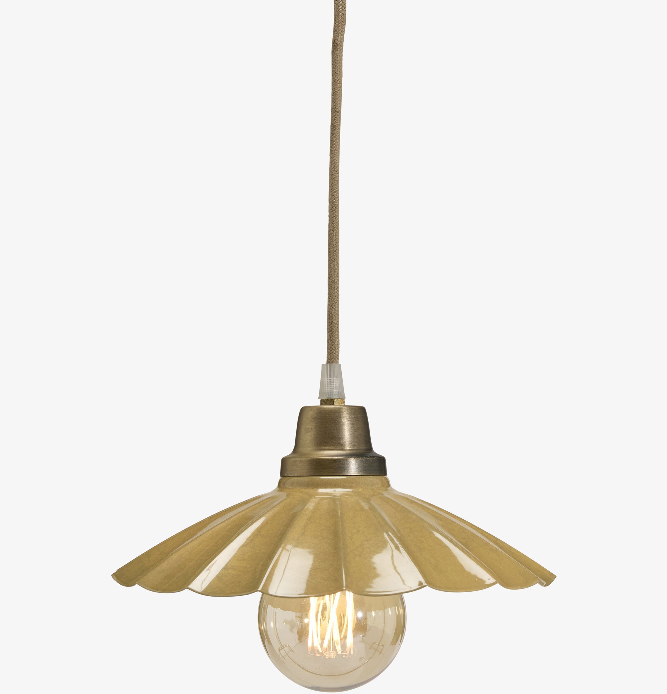 Fönsterlampa Ester Gul 24cm från PR Home i minimalistisk stil