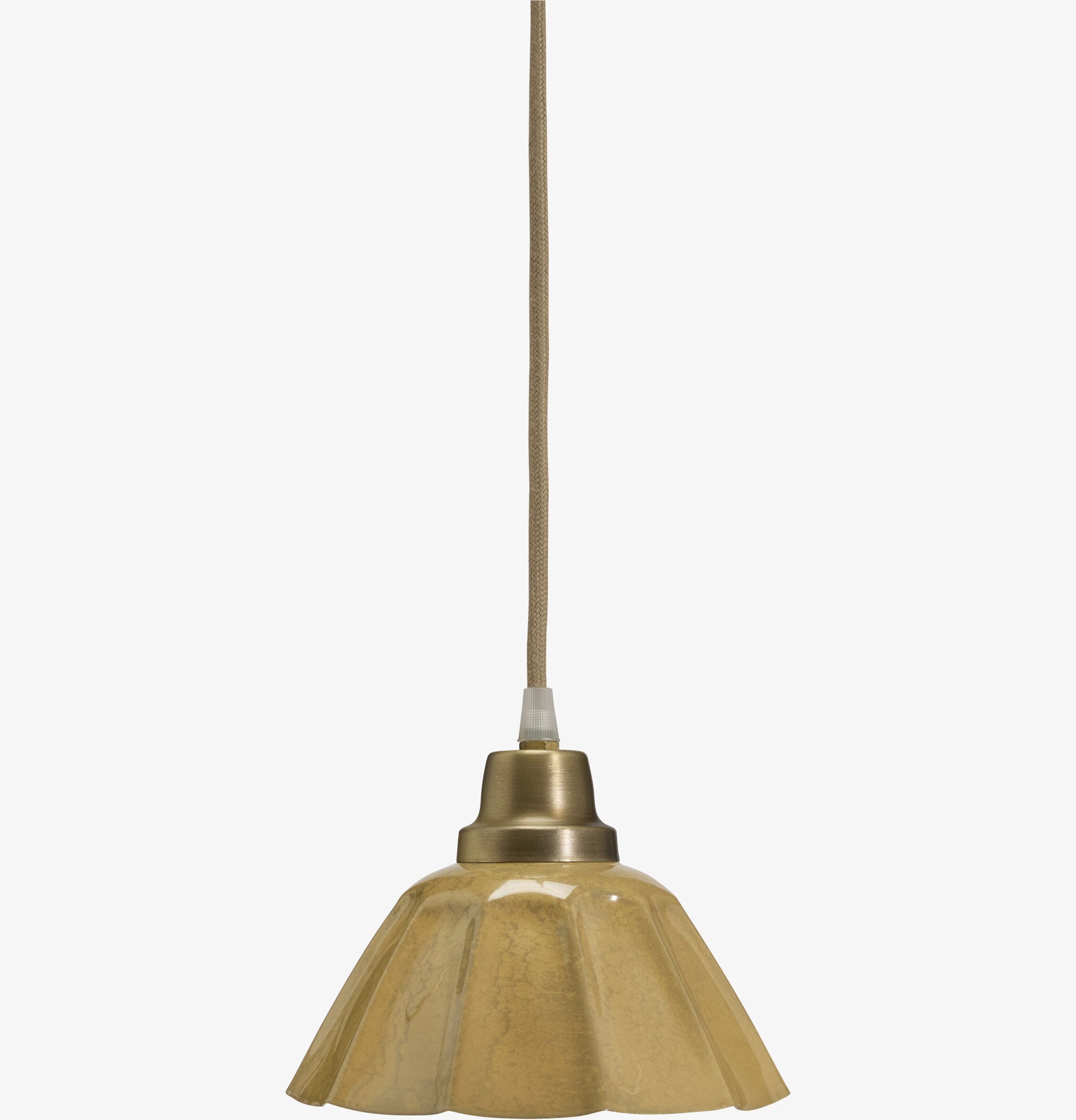 Fönsterlampa Ester Gul 17cm från PR Home i gult glas