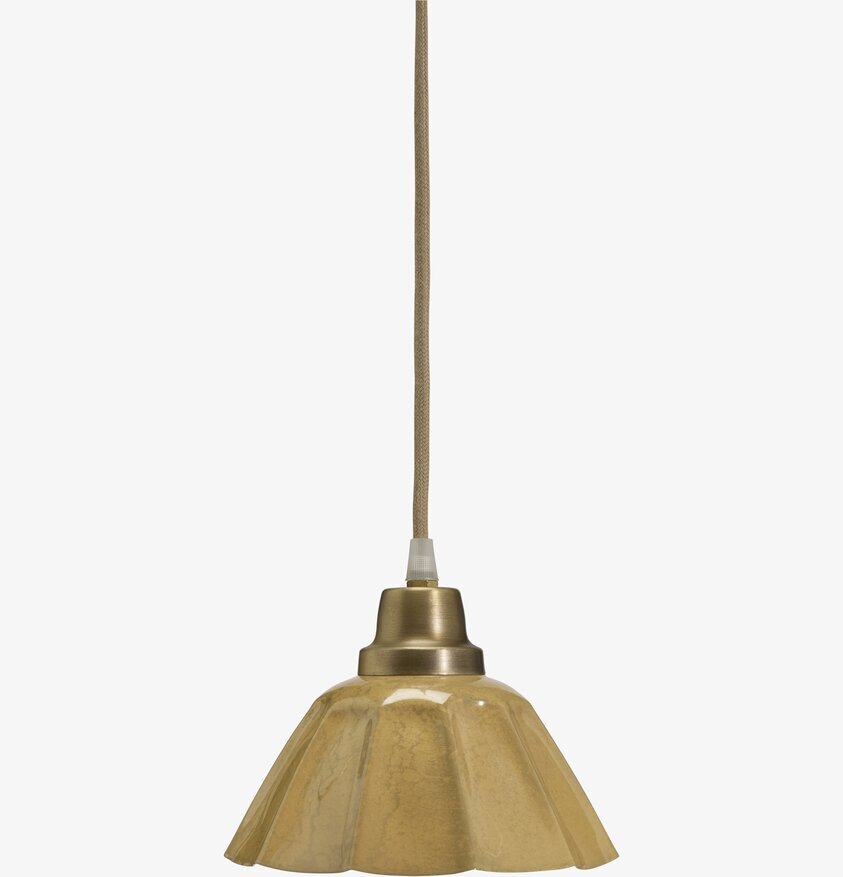 Fönsterlampa Ester Gul 17cm från PR Home i gult glas