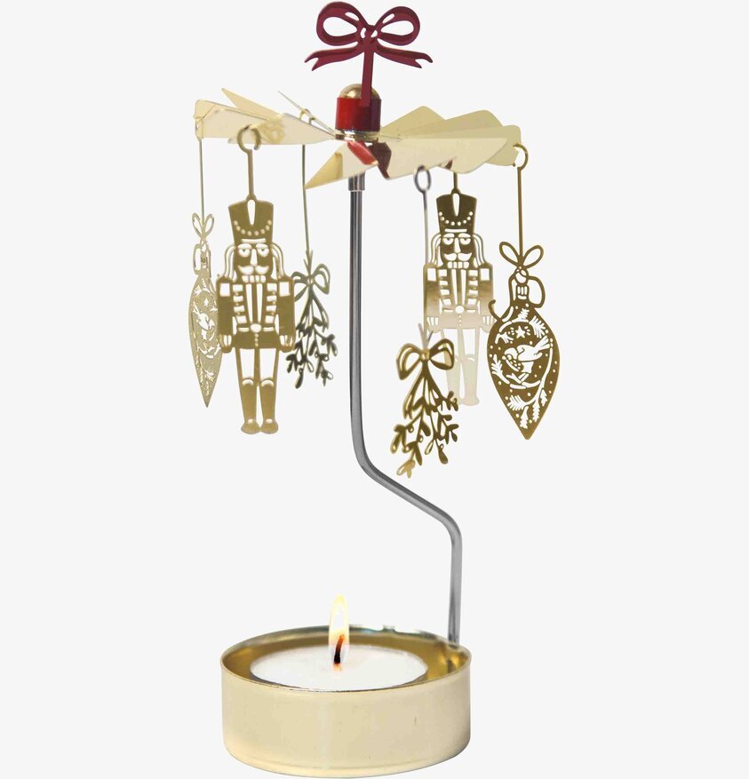 Änglaspel Noêl från Chic Antique med gyllene och röda detaljer