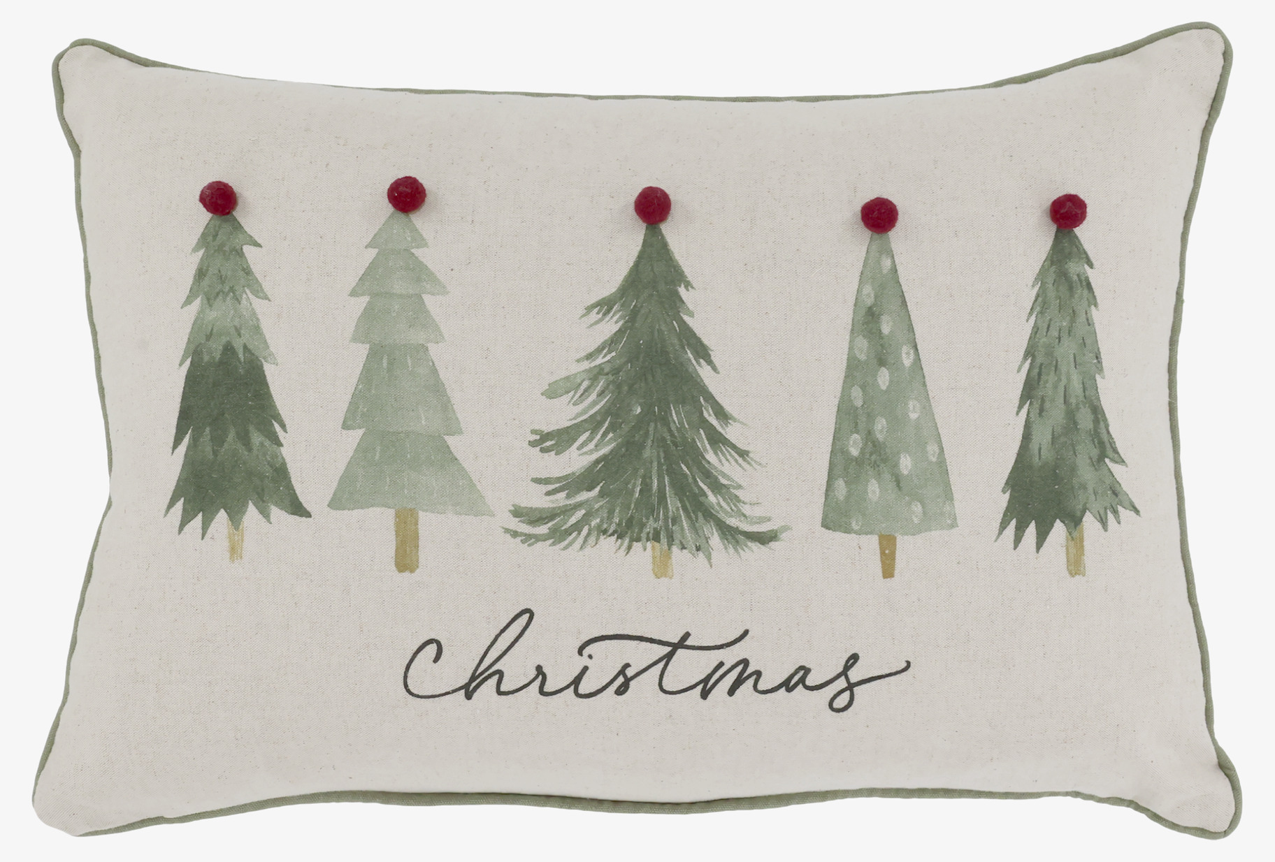 Kuddfodral Christmas från Chic Antique med julgransmotiv