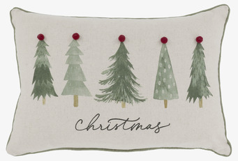 Kuddfodral Christmas från Chic Antique med julgransmotiv