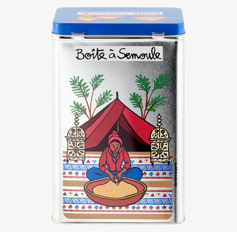 Bild av färgglad plåtburk som inspirerar heminredning