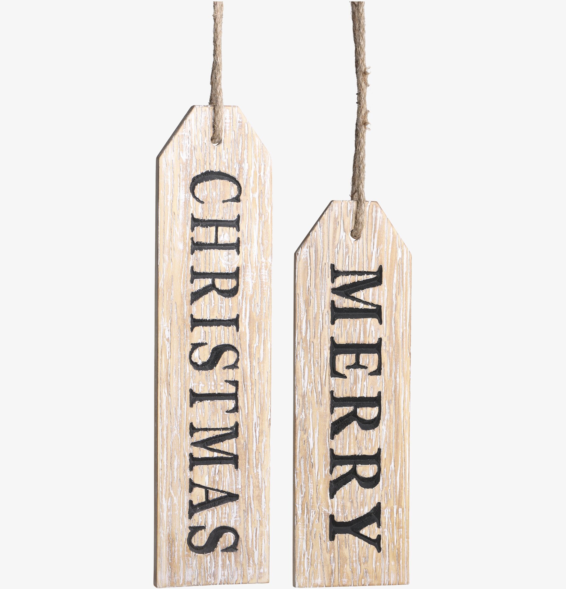 Träskylt - Merry Christmas från Chic Antique i rustik stil