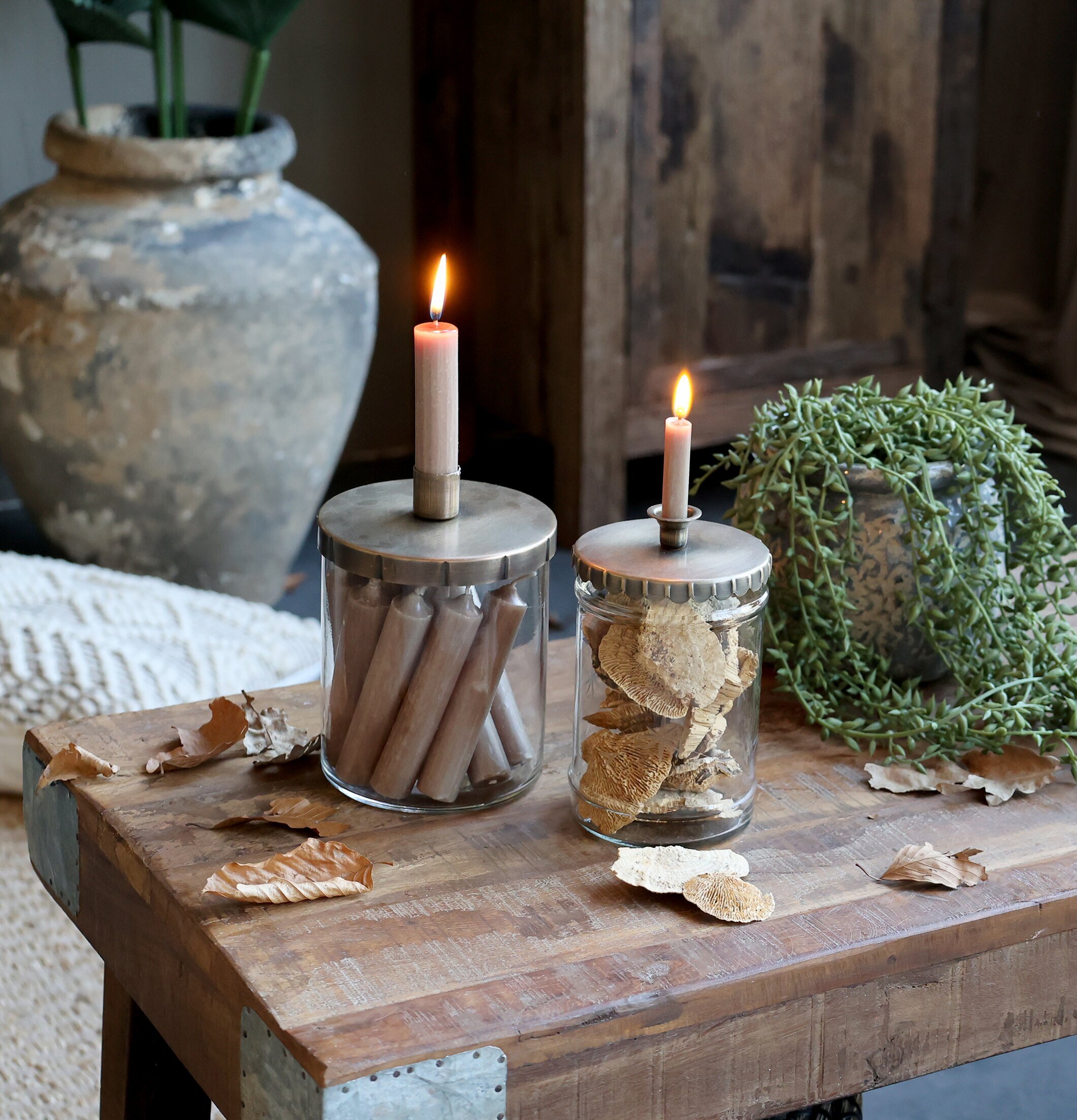 Ljushållare M. Förvaring Antik Mässing från Chic Antique