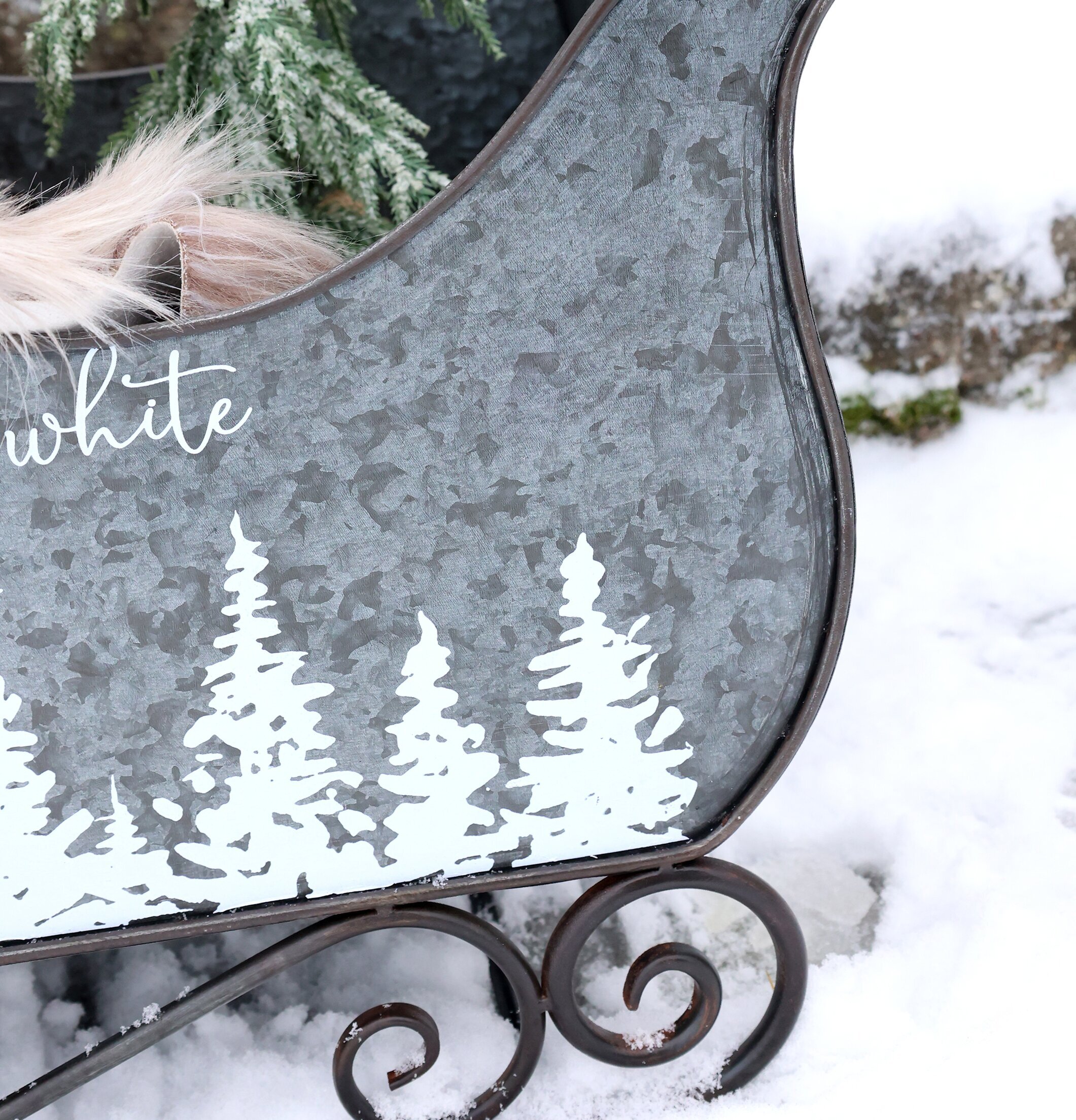 Släde - Dreaming Of A White Christmas från Chic Antique