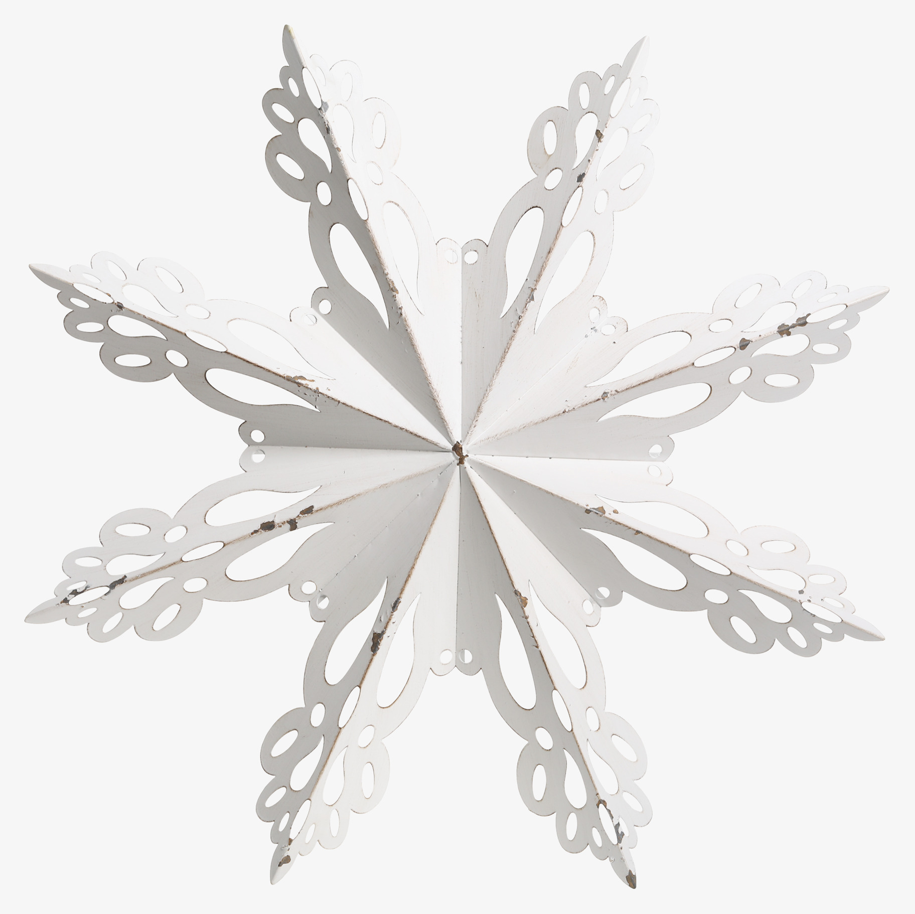 Väggdekor Snöflinga Antikvit Ø53cm från Chic Antique