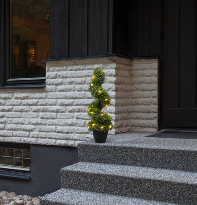 Dekorationsträd Buxbom från Star Trading i spiralform