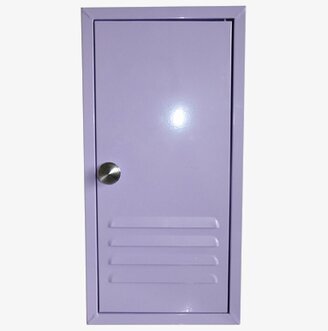 Nyckelskåp ljuslila från Waterquest med ventilationspanel