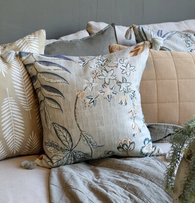 Kuddfodral Aix Opal från Chic Antique i elegant linne-look