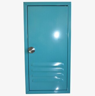 Nyckelskåp Petrol från Waterquest i metall med blå färg