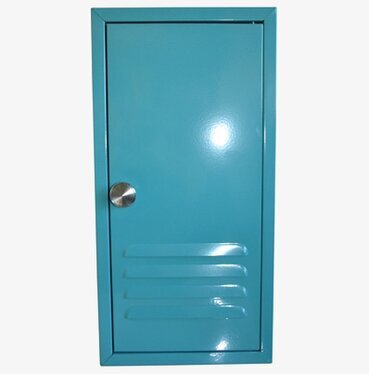 Nyckelskåp Petrol från Waterquest i metall med blå färg