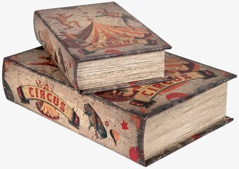 Boklåda Cirkus från A Lot Decoration med cirkustema