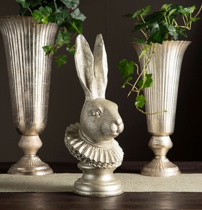 Kanin Art Déco Champagne från A Lot Decoration med vaser