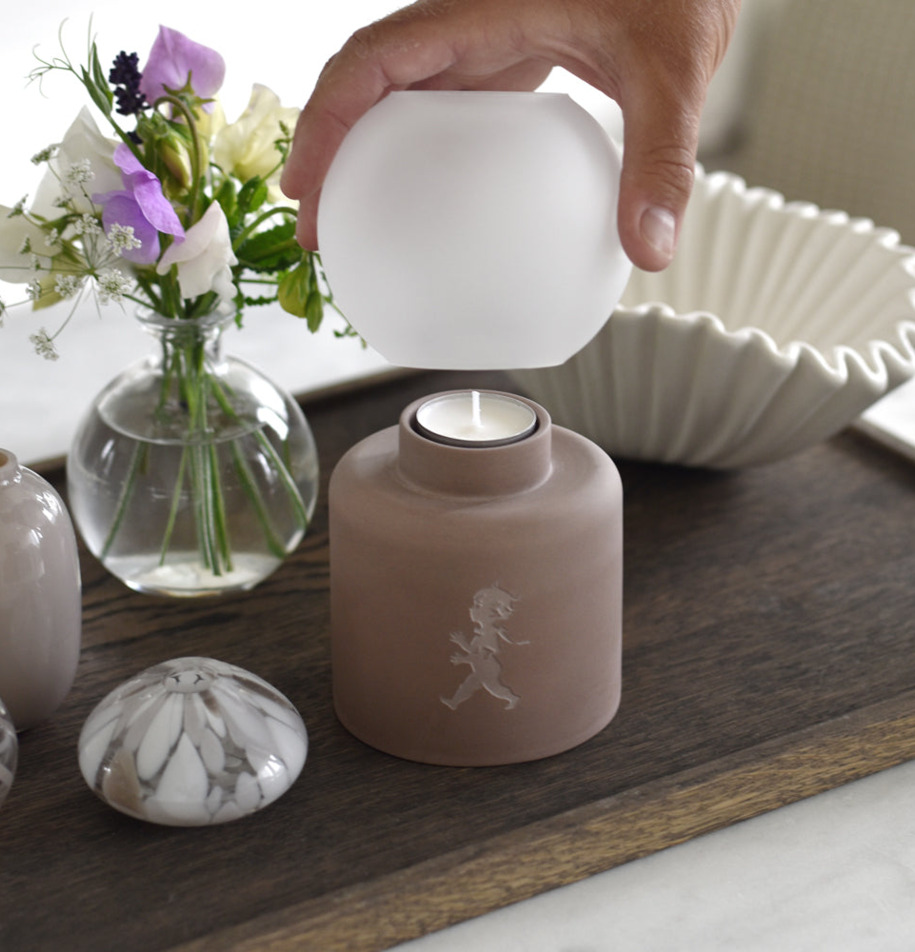 Värmeljuslykta Glob Mocka Solstickan Ljusstakar Adventsstakar Ljushållare Ljushyllor