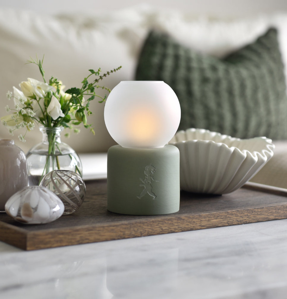 Värmeljuslykta Glob Grön Solstickan Ljusstakar Adventsstakar Ljushållare Ljushyllor