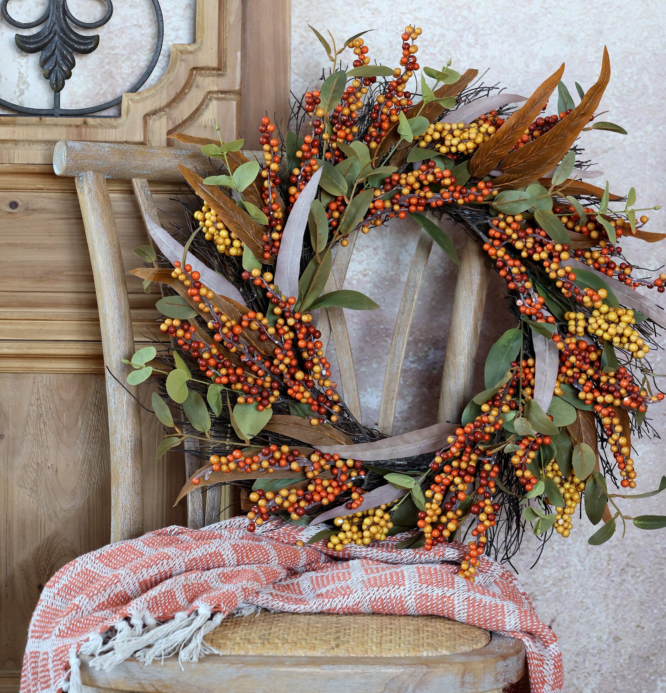 Fleur Krans Terracotta Chic Antique Övrig prydnad/dekoration för inredning innemiljö