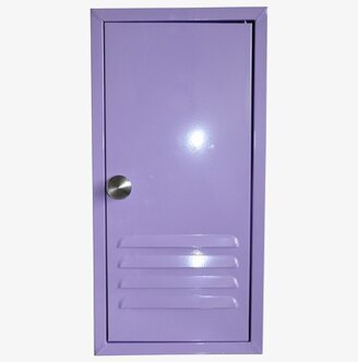 Nyckelskåp Ljuslila från Waterquest med silvrig dörrknopp