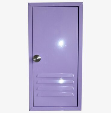 Nyckelskåp Ljuslila från Waterquest med silvrig dörrknopp