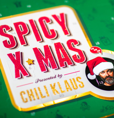 Bild av färgsprakande adventskalender med julkänsla