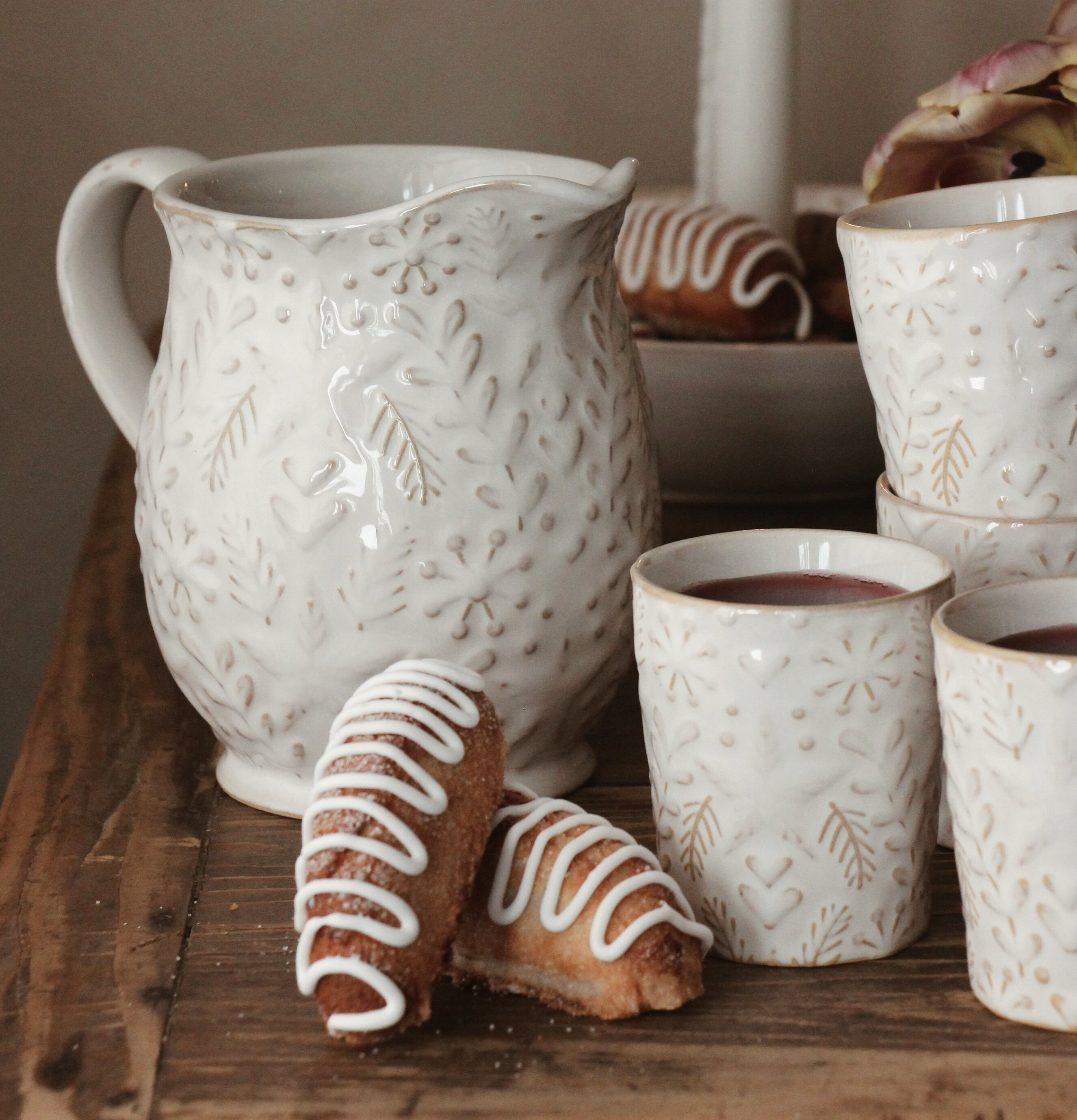 Bringare Winterheart - Majas Cottage Kannor Tekannor (ej termos) Cooler tank med kran Glasburkar Vinboxar Glasflaskor