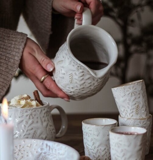 Bringare Winterheart - Majas Cottage Kannor Tekannor (ej termos) Cooler tank med kran Glasburkar Vinboxar Glasflaskor