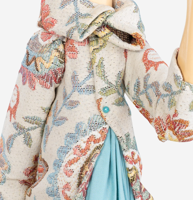 Bild av konstnärlig bordslampa med broderad stil