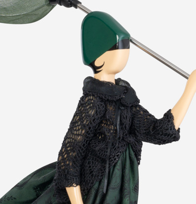 Bild av unikt designad bordslampa med konstnärlig stil