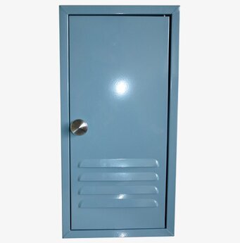 Nyckelskåp Grå från Waterquest med ventilationsöppningar