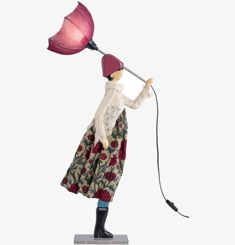 Bild av unik bordslampa med konstnärlig design